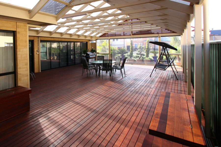 The Appeal Of Large Timber Decks | Softwoods - Pergola ...