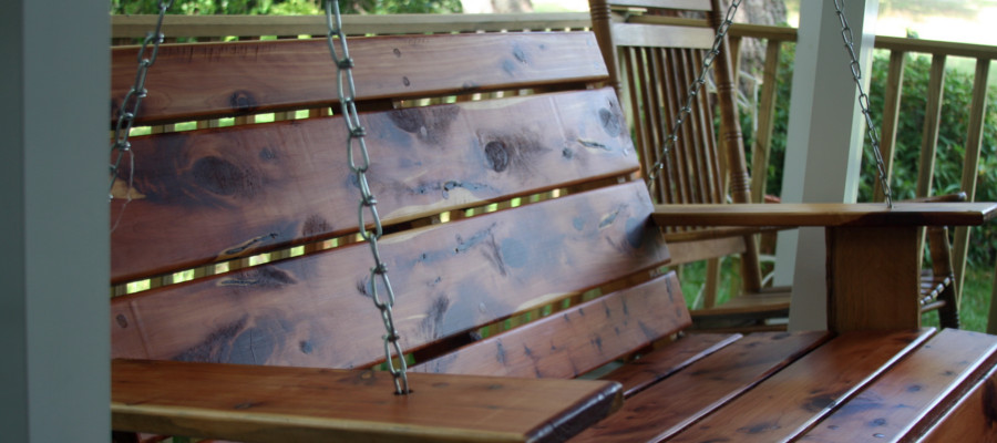 porch swing for your deck, pergola or patio