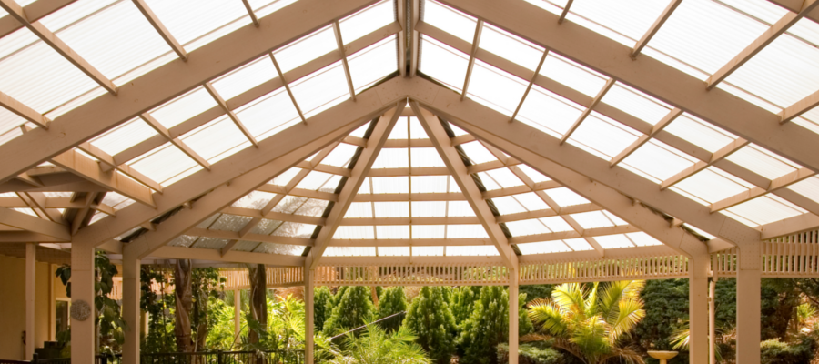 Install polycarbonate roof sheets