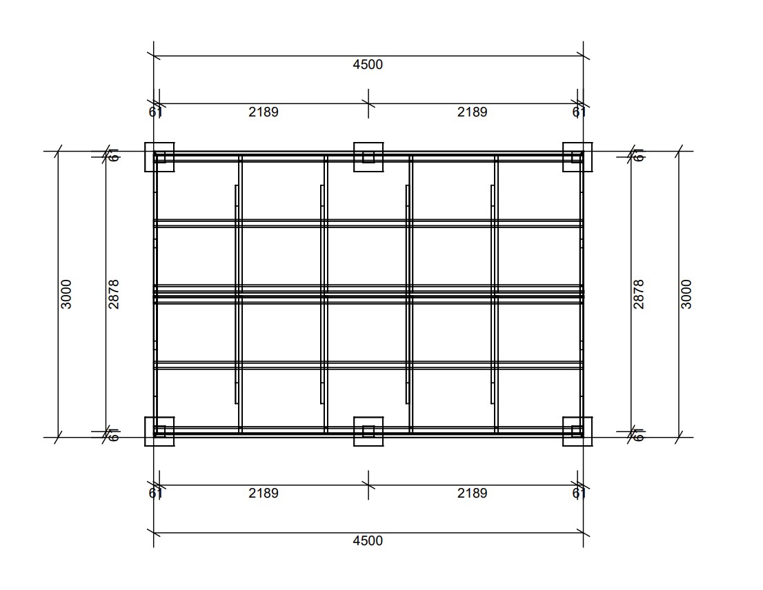 4.5 x 3.0 gable