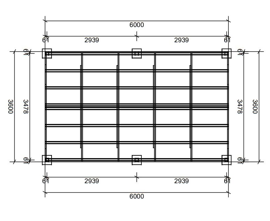 6.0 x 3.6 gable