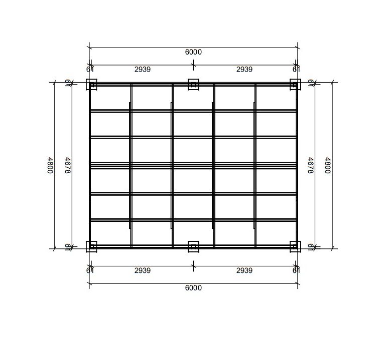 6.0x4.8 Gable Plan